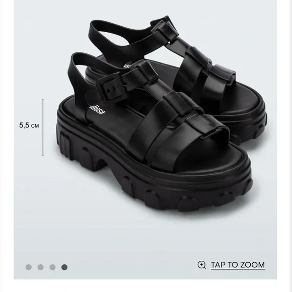 Melissa Ella Platform Sandals NWOB Sz 10 - Picture 3 of 8